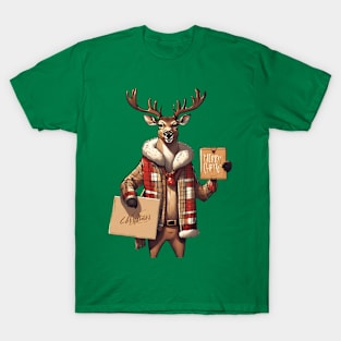 merry christmas deer T-Shirt